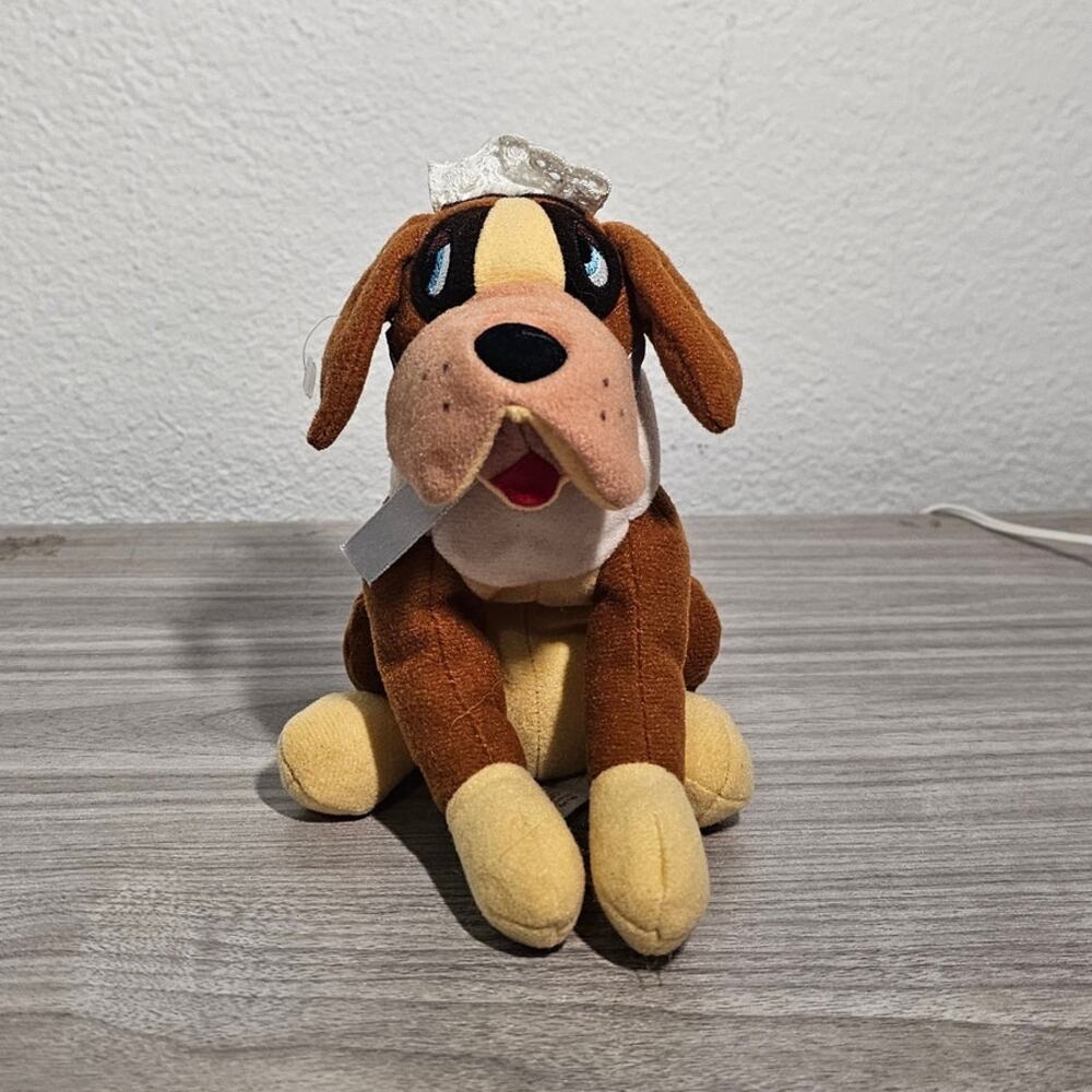 Vintage Disney Store Bean Bag Plush Peter Pan Nana Dog Animated Movie